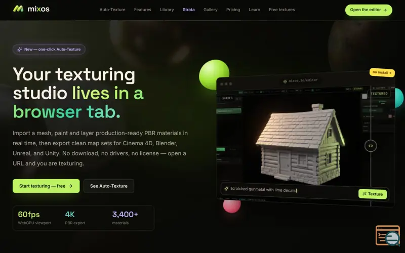 Screenshot of Mixos