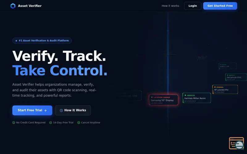 Screenshot of Asset Verifier