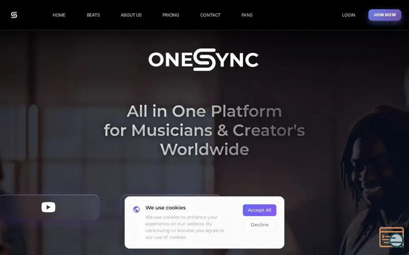 Screenshot of OneSync