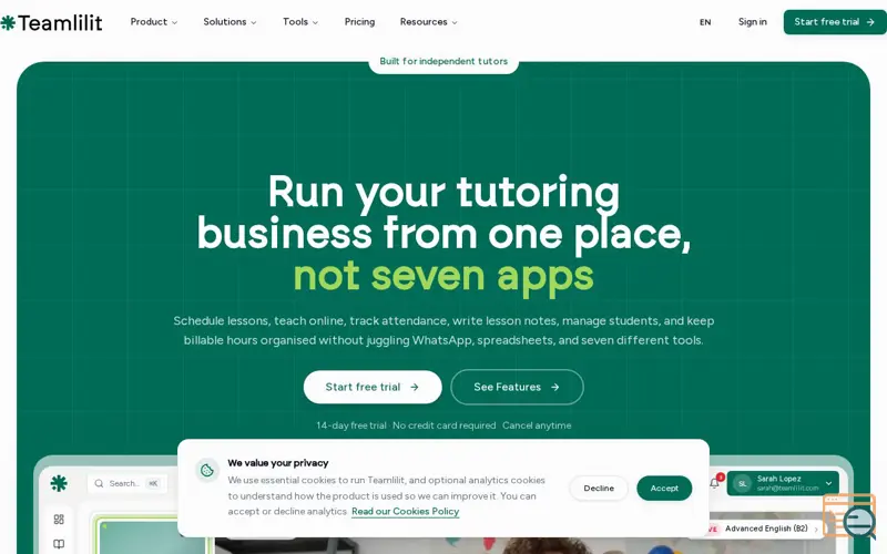 Screenshot of Teamlilit