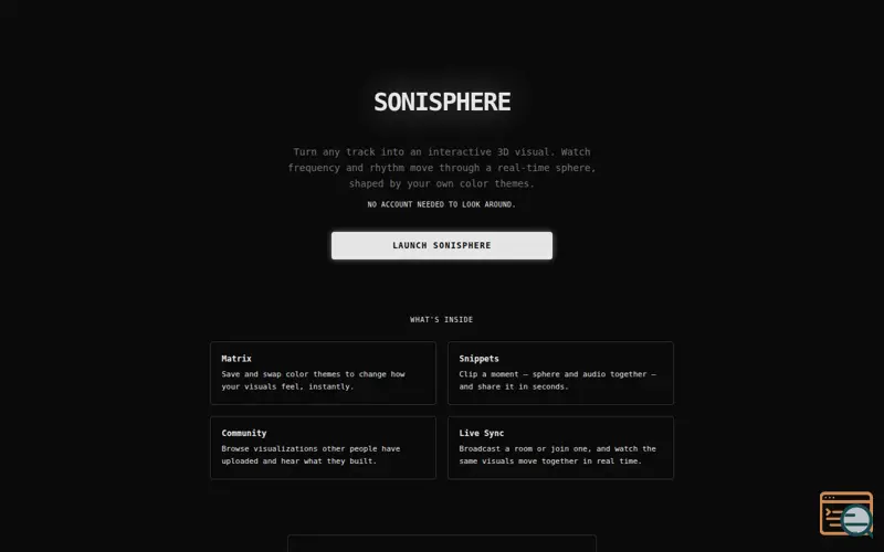 Screenshot of Sonisphere