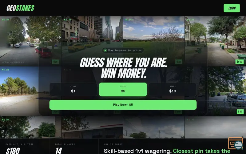 Screenshot of Geostakes