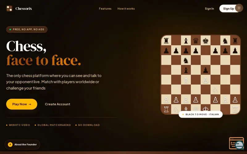 Screenshot of Chessorix