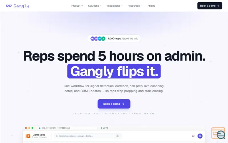 Screenshot of Gangly