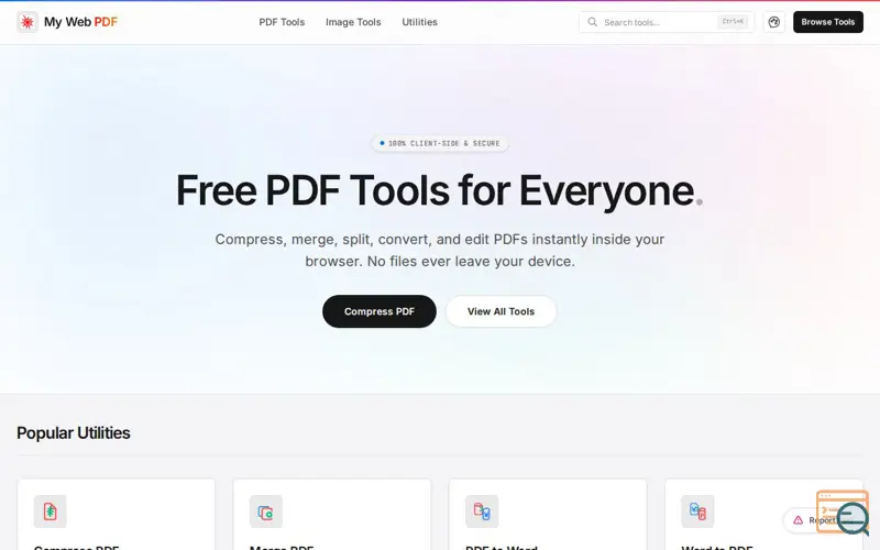 Screenshot of My Web PDF