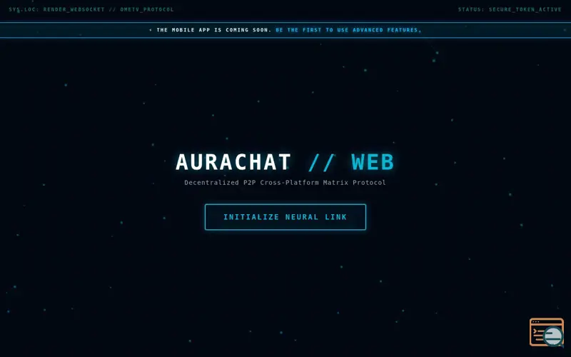 Screenshot of Aurachat