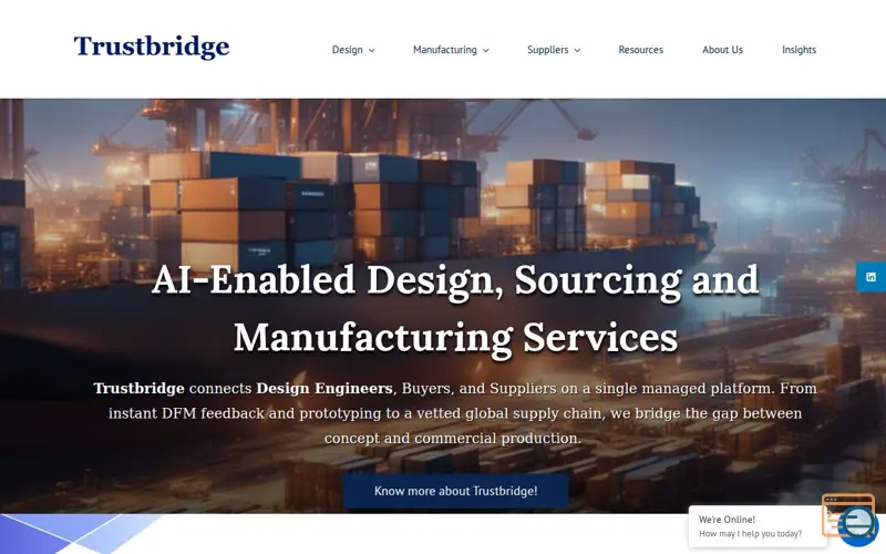 Screenshot of Trustbridge