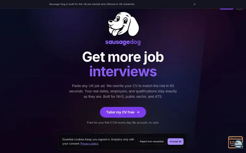 Screenshot of Sausage Dog