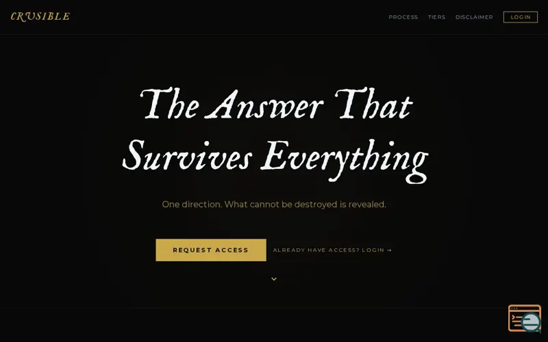 Screenshot of The AI That Earns Its Answers