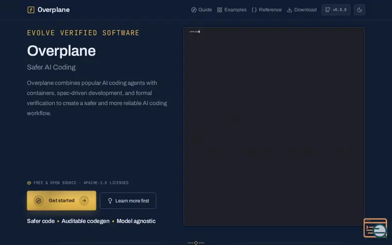 Screenshot of Overplane