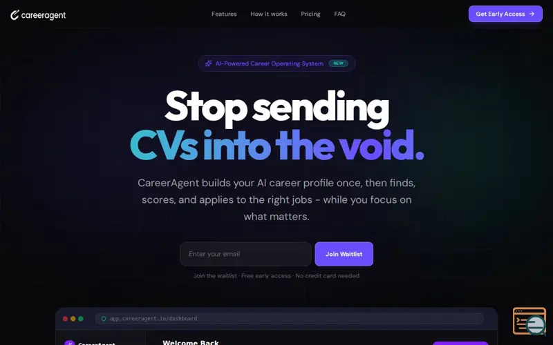 Screenshot of CareerAgent