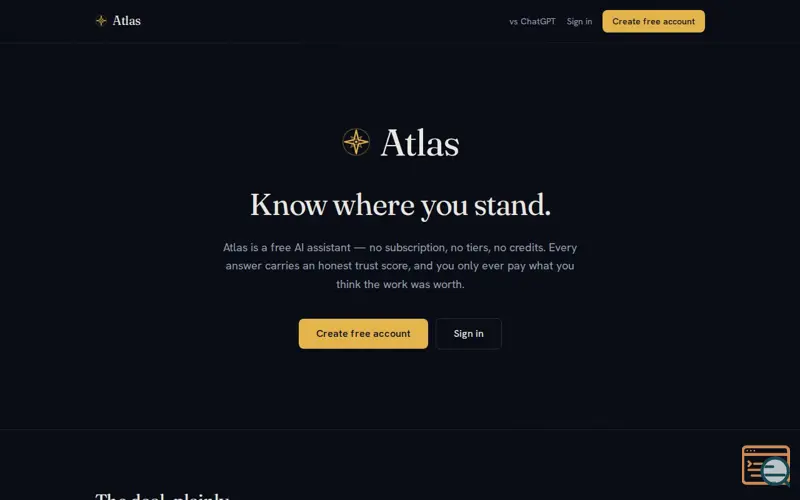 Screenshot of Atlas