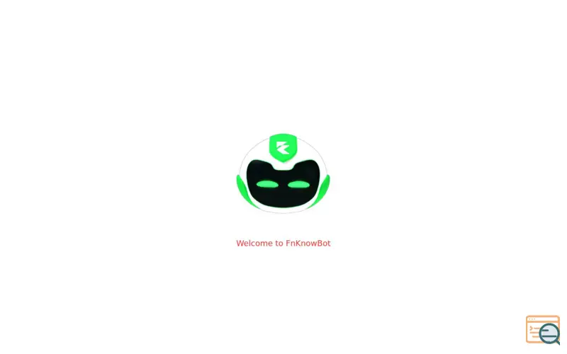 Screenshot of FnKnowBot Launch