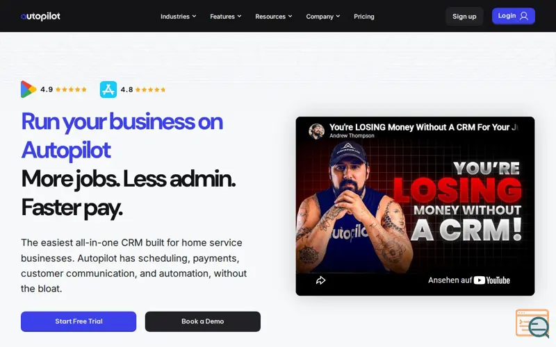 Screenshot of Autopilot Home Services