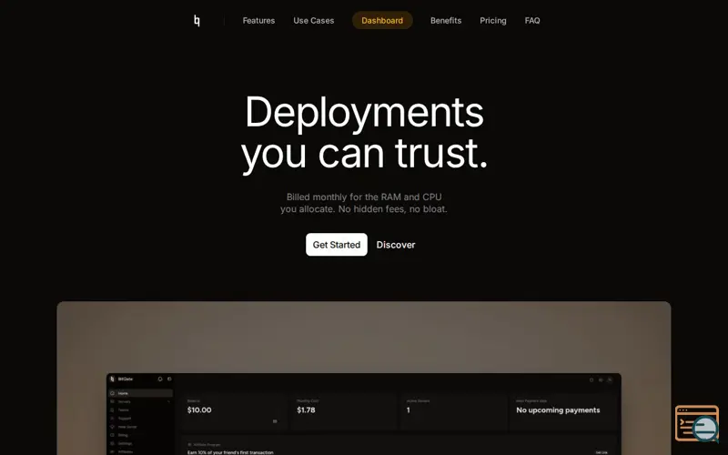 Screenshot of BitQate