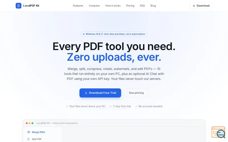 Screenshot of LocalPDF Kit