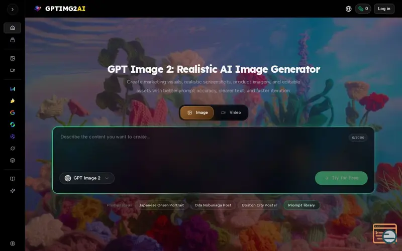 Screenshot of GPTIMG2 AI