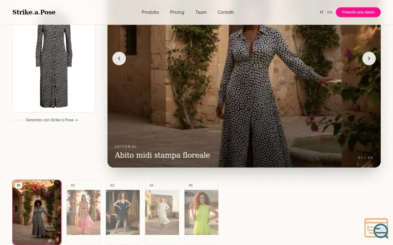 Screenshot of Strike a Pose — Virtual Try-on at Scale