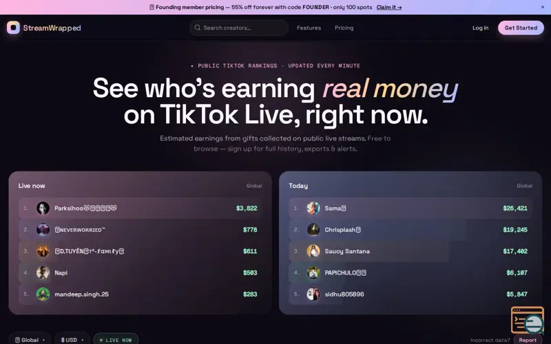 Screenshot of StreamWrapped