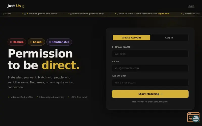 Screenshot of JustLust