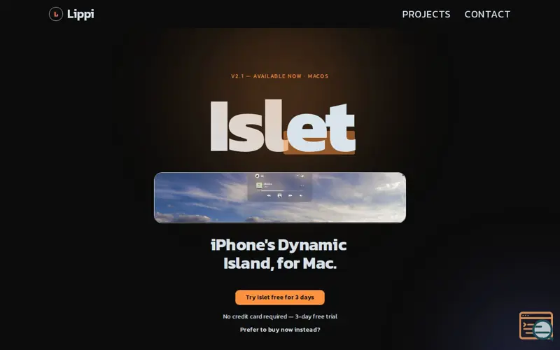 Screenshot of Islet — Lippi