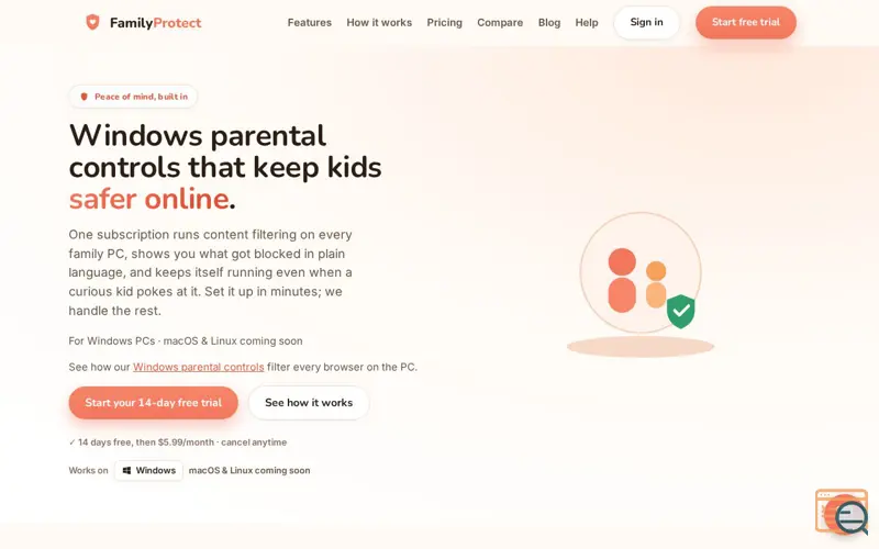 Screenshot of Get Family Protect