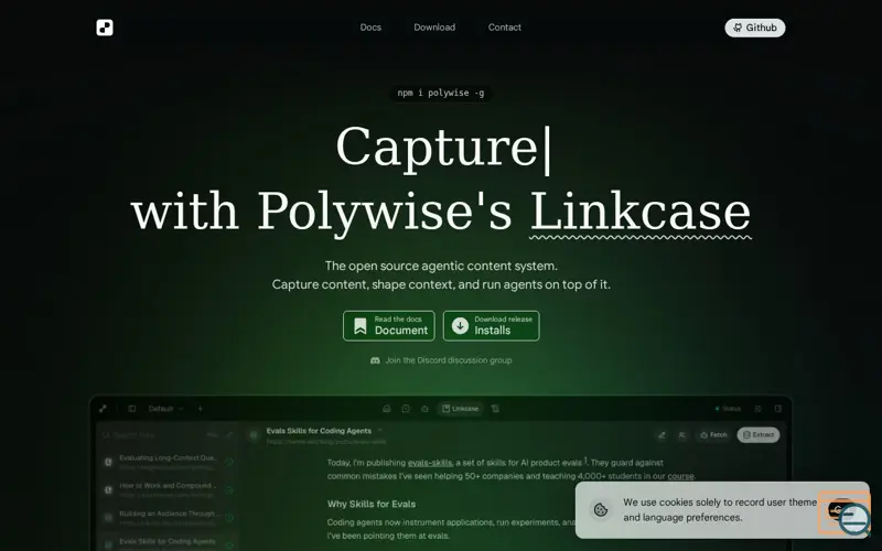 Screenshot of Polywise