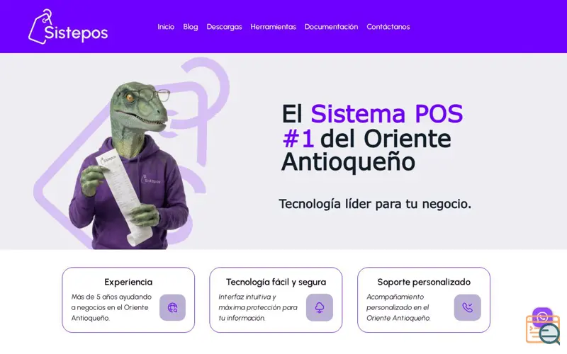 Screenshot of Sistepos