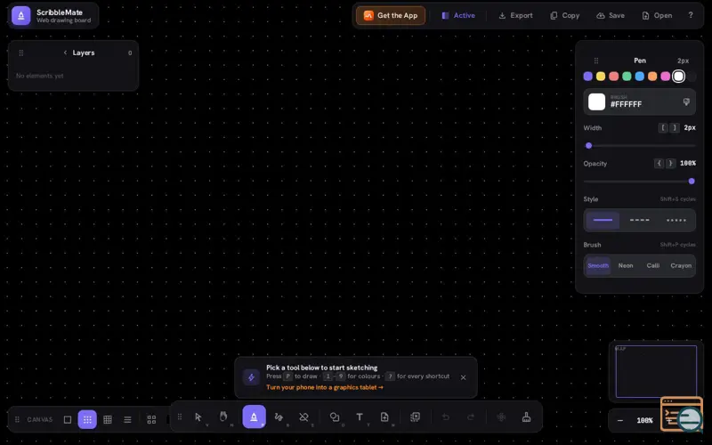 Screenshot of ScribbleMate