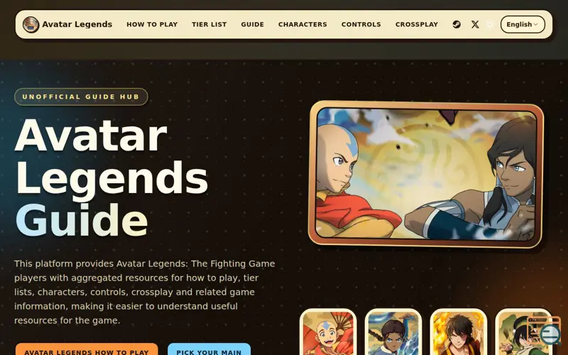 Screenshot of Avatar Legends Wiki