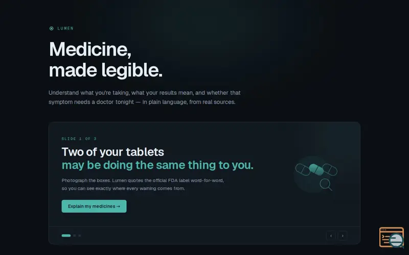 Screenshot of Lumen