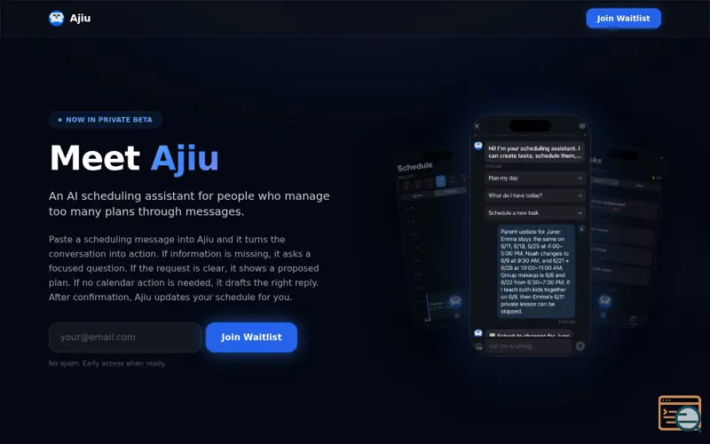 Screenshot of Ajiu