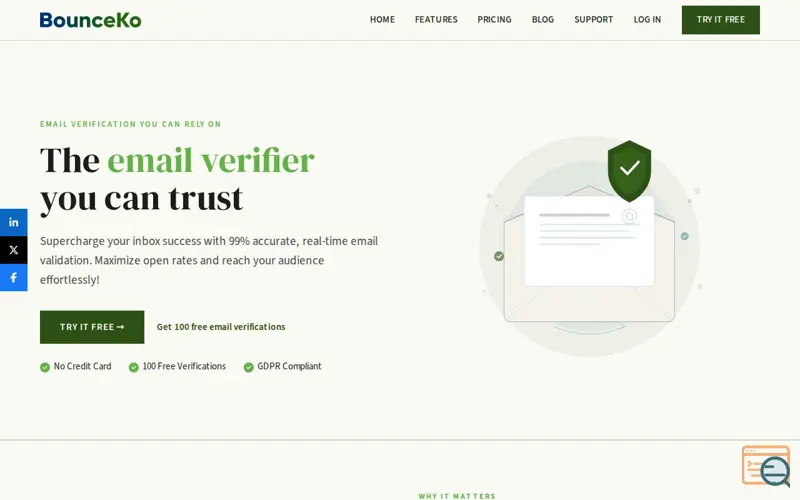 Screenshot of BounceKo