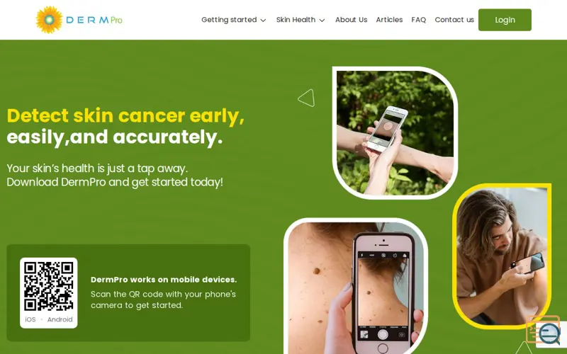 Screenshot of DermPro