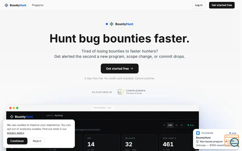 Screenshot of BountyHunt