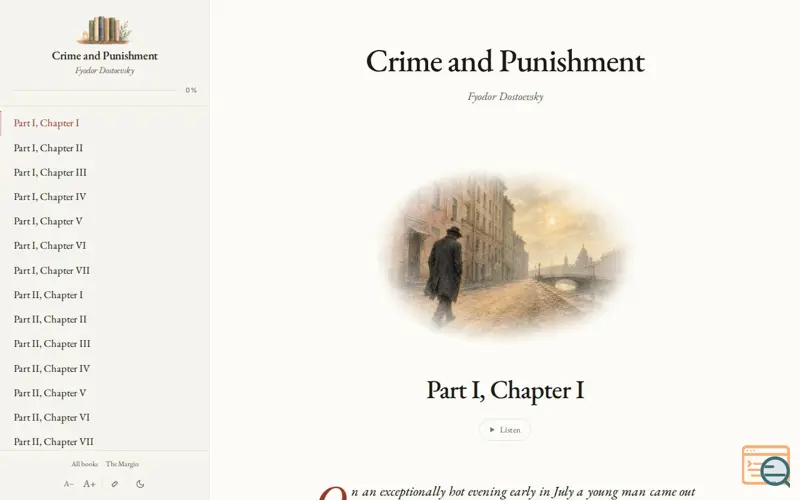 Screenshot of Magicbookshelf
