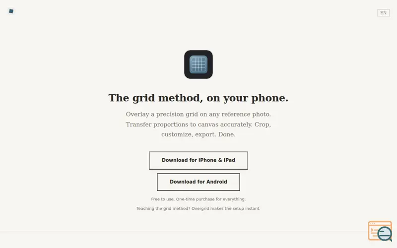 Screenshot of Overgrid - Drawing Grid