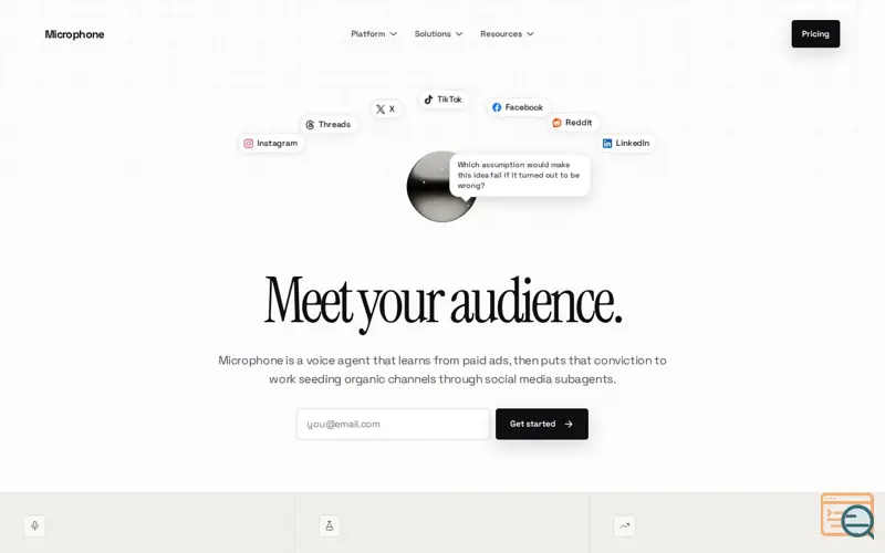 Screenshot of Microphone