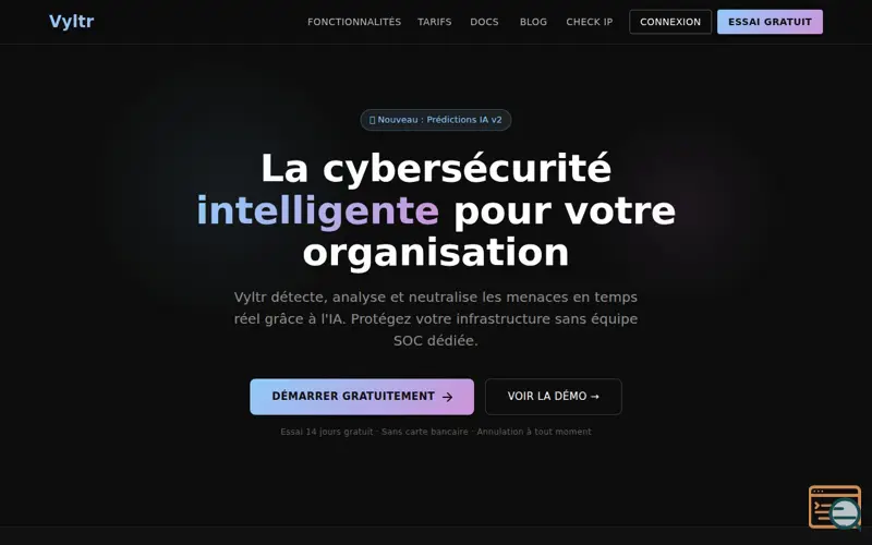 Screenshot of Vyltr