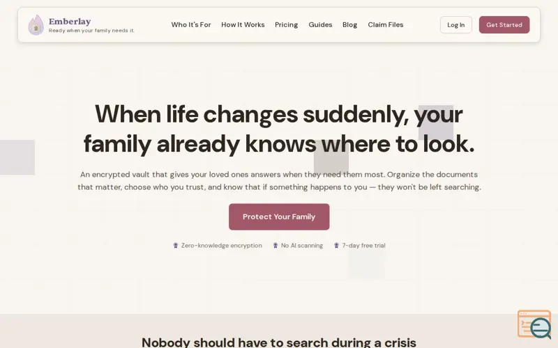Screenshot of Emberlay