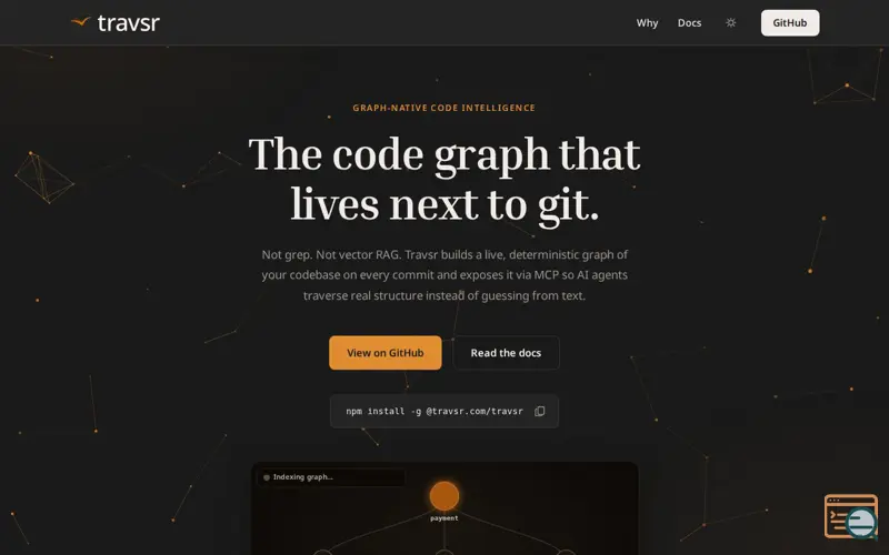 Screenshot of Travsr