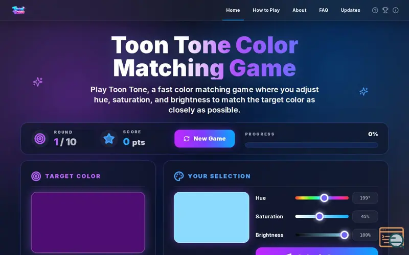 Screenshot of Toon Tone
