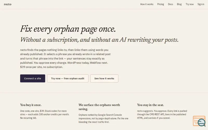 Screenshot of recto