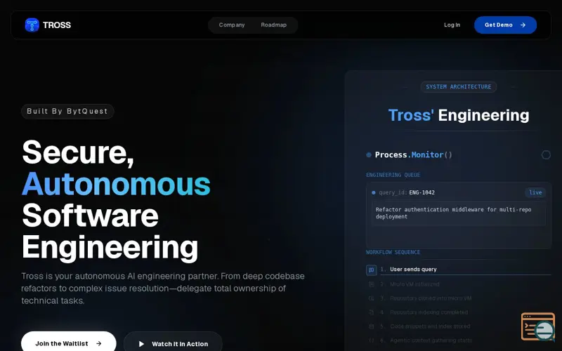 Screenshot of Tross