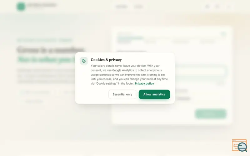 Screenshot of Net-salary