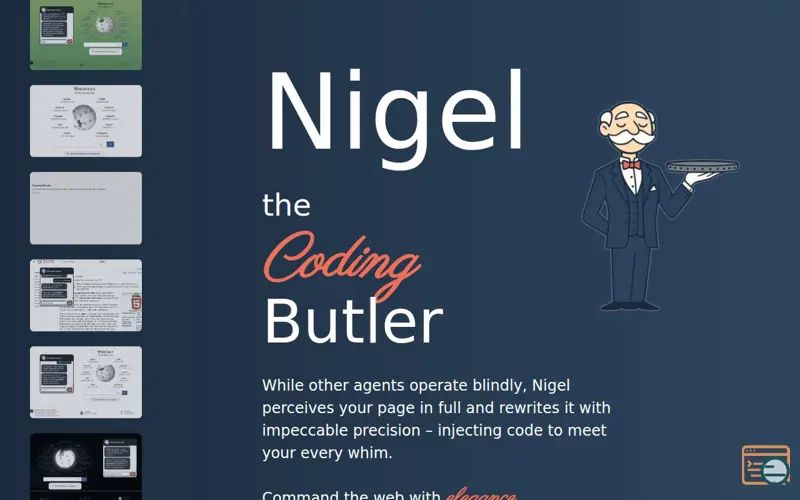 Screenshot of Nigel