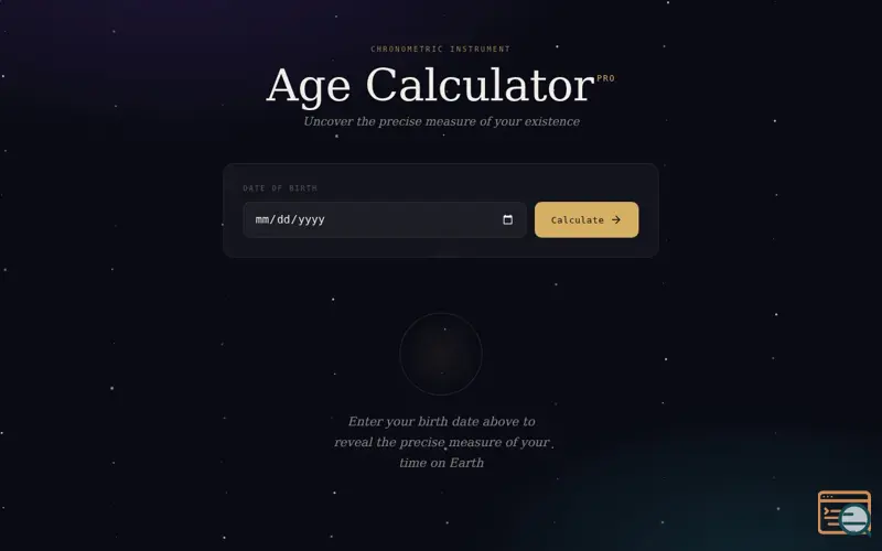 Screenshot of Age Calculator Pro