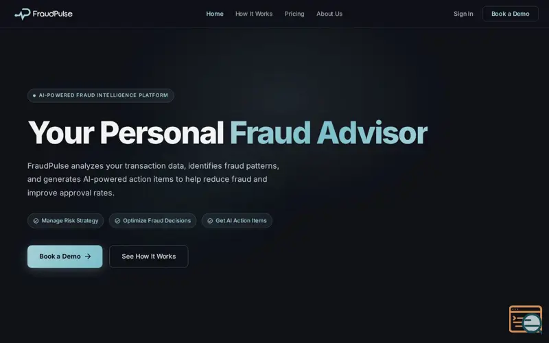 Screenshot of FraudPulse