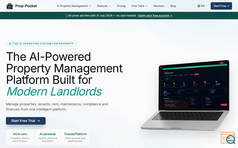 Screenshot of Prop-Pocket