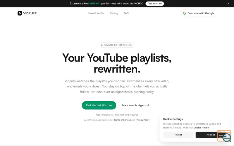 Screenshot of Vidpulp